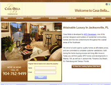 Tablet Screenshot of casabellajacksonville.com